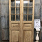 Antique French Double Doors (44x83.5) 6 Pane Glass European Doors G130