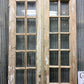 Antique French Double Doors (38x92) 10 Pane Glass Doors, European Doors G147