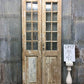 Antique French Double Doors (38x92) 10 Pane Glass Doors, European Doors G147