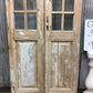 Antique French Double Doors (38x92) 10 Pane Glass Doors, European Doors G147