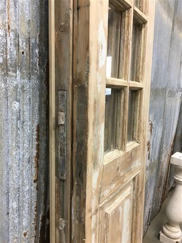 Antique French Double Doors (38x92) 10 Pane Glass Doors, European Doors G147