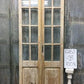 Antique French Double Doors (38x100) 8 Pane Glass Doors, European Doors G150