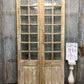 Antique French Double Doors (44.5x91.5) 14 Pane Glass European Doors G156