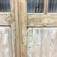 Antique French Double Doors (44.5x91.5) 14 Pane Glass European Doors G156