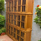 Triple Stack Bookcase, Pine Kitchen Hutch Cabinet, Kitchen Storage, Cupboard, D1