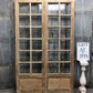 Antique French Double Doors (52x84.5) 12 Pane Glass Doors, European Doors G117