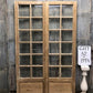 Antique French Double Doors (52x84.5) 12 Pane Glass Doors, European Doors G117