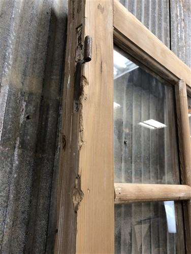 Antique French Double Doors (52x84.5) 12 Pane Glass Doors, European Doors G117