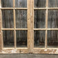 Antique French Double Doors (44x87.5) 12 Pane Glass Doors, European Doors G118