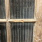 Antique French Double Doors (44x87.5) 12 Pane Glass Doors, European Doors G118