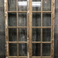 Antique French Double Doors (44x87.5) 12 Pane Glass Doors, European Doors G118