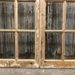 Antique French Double Doors (44x87.5) 12 Pane Glass Doors, European Doors G118