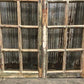 Antique French Double Doors (47.5x81) 12 Pane Glass Doors, European Doors G127