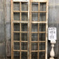 Antique French Double Doors (47.5x81) 12 Pane Glass Doors, European Doors G127