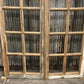 Antique French Double Doors (47.5x81) 12 Pane Glass Doors, European Doors G127