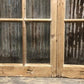 Antique French Double Doors (44x79) 10 Pane Glass Doors, European Doors G138