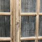 Antique French Double Doors (45.5x83.5) 12 Pane Glass Doors, European Doors G139