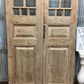 Antique French Double Doors (43.5x101.5) 8 Pane Glass Doors, European Doors G145