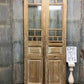 Antique French Double Doors (43.5x101.5) 8 Pane Glass Doors, European Doors G145