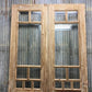 Antique French Double Doors (43.5x101.5) 8 Pane Glass Doors, European Doors G145