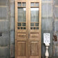 Antique French Double Doors (43.5x101.5) 8 Pane Glass Doors, European Doors G146