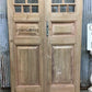 Antique French Double Doors (43.5x101.5) 8 Pane Glass Doors, European Doors G146