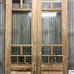 Antique French Double Doors (43.5x101.5) 8 Pane Glass Doors, European Doors G146