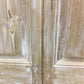 Antique French Double Doors (43.5x101.5) 8 Pane Glass Doors, European Doors G146