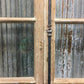 Antique French Double Doors (43.75x87.5) 12 Pane Glass Doors, European Doors G151