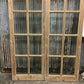 Antique French Double Doors (43.75x87.5) 12 Pane Glass Doors, European Doors G151