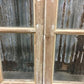 Antique French Double Doors (43.75x87.5) 12 Pane Glass Doors, European Doors G151