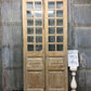 Antique French Double Doors (44.5x99.5) 12 Pane Glass Doors, European Doors G153