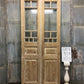 Antique French Double Doors (43.5x100.75) 8 Pane Glass Doors, European Doors G154