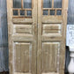 Antique French Double Doors (43.5x100.75) 8 Pane Glass Doors, European Doors G154