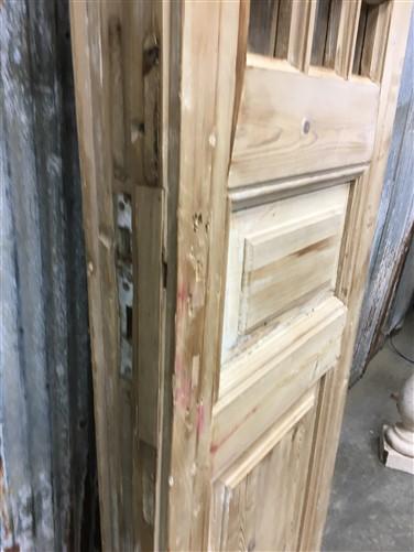 Antique French Double Doors (43.5x100.75) 8 Pane Glass Doors, European Doors G154