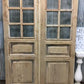 Antique French Double Doors (48.5x100) 12 Pane Glass Doors, European Doors G155