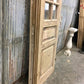 Antique French Double Doors (48.5x100) 12 Pane Glass Doors, European Doors G155