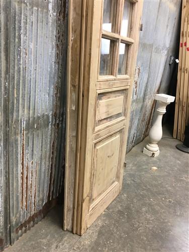 Antique French Double Doors (48.5x100) 12 Pane Glass Doors, European Doors G155