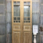 Antique French Double Doors (43.5x101) 8 Pane Glass Doors, European Doors G157