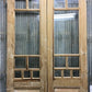 Antique French Double Doors (43.5x101) 8 Pane Glass Doors, European Doors G157