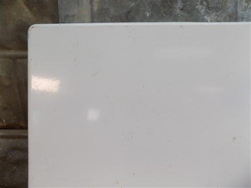 White Porcelain Table Top Panel, Kitchen Cupboard, Hoosier Cabinet Enamel A11,