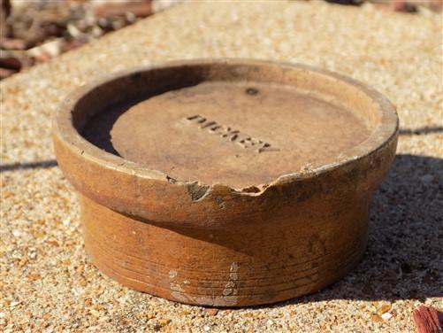 Rare Vintage Dickey Clay Pottery, Dickey Clay Sewer Tile, Paperweight, Ashtray