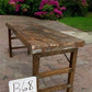 Rustic Folding Table, Vintage Dining Room Table, Kitchen Island, Sofa Table, B68