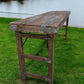 Rustic Folding Table, Vintage Dining Room Table, Kitchen Island, Sofa Table, B84