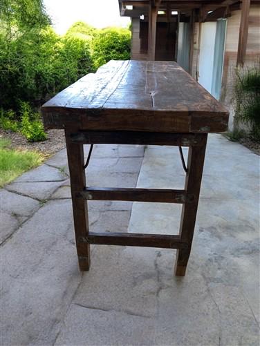 Rustic Folding Table, Vintage Dining Room Table, Kitchen Island, Sofa Table, B70