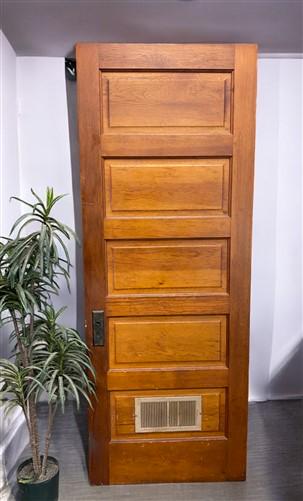 Vintage American Door (31.75x84) Five Panel Interior Door, Architectural AM61