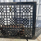 Ornate Art Deco Cast Iron Grate Vintage Wall Floor Fireplace Register Vent A6