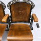 5 Wood Iron Folding Theater Seats, Auditorium Seats, Entryway Bench, D17