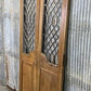 Vintage Indian Garden Gates, Teak Metal Carved Doors, Architectural Salvage A112