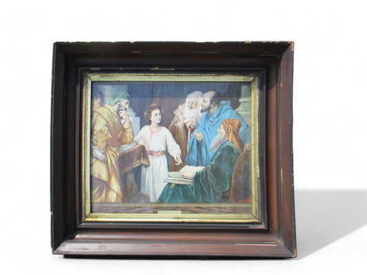 Sackets Wilhelms Christ Temple, Copyright 1907, Catholic Church Picture Frame